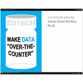 Make student data over-the-counter Make student data over-the-counter