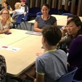 Students teach parents about social media Students teach parents about social media