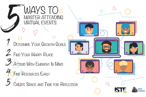 List of 5 ways to master virtual events