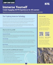 ISTE Jump Start Guide Immerse Yourself Create Engaging AR/VR Experiences for All Learners